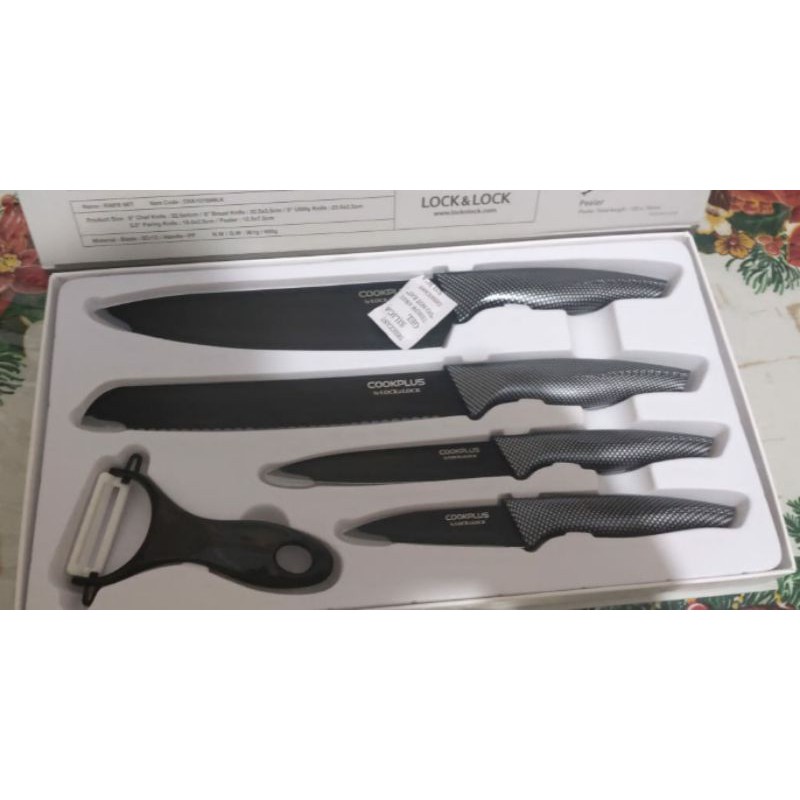 lock & lock knife 5 set