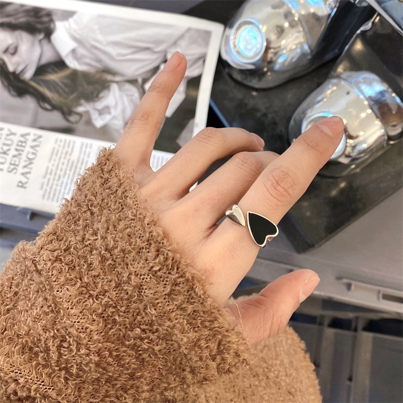 Cincin Bentuk Hati Gaya Korea