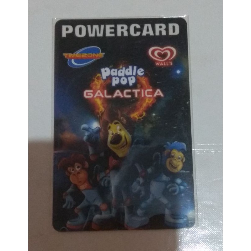 powercard timezone paddle pop