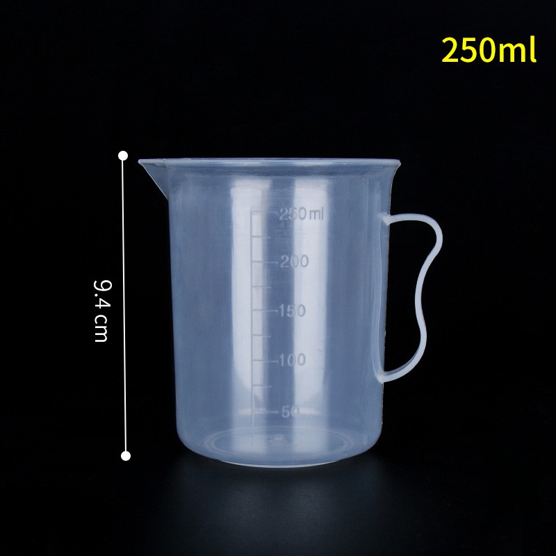 Gelas Ukur Plastik 50 100 250 500 1000 ml 1 liter Takar Measurement Cup Unik Murah Import Takaran-2