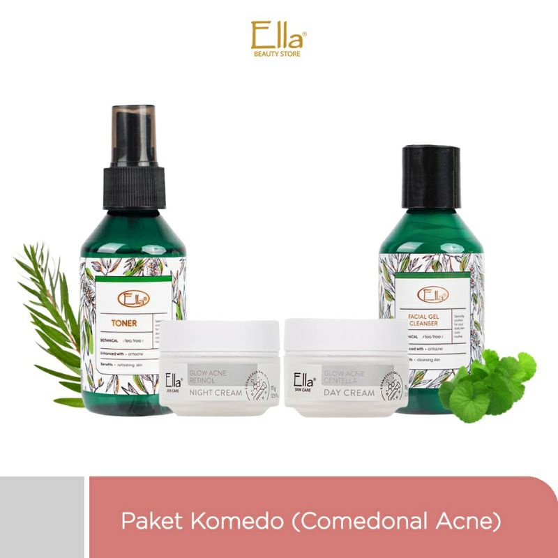 Ella Skin Care Paket Komedo (Comedonial Acne)