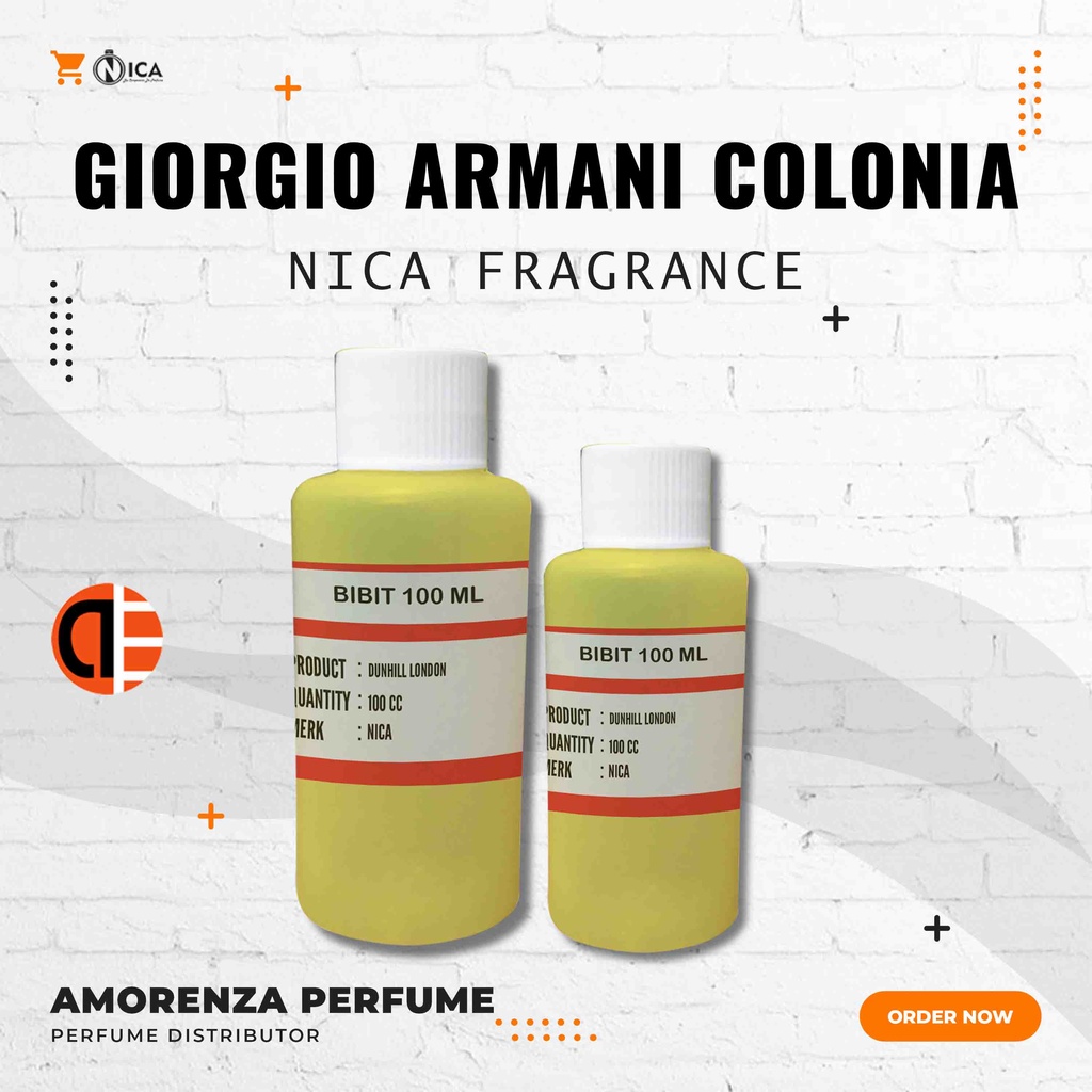 Bibit Parfum Murni GI0RGI0 ARMANI C0DE C0L0NIA - COLONIA Nica Fragrance 500ml Segel Pabrik