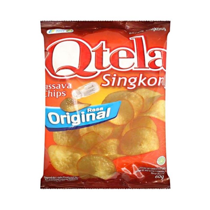 Promo Harga Qtela Keripik Singkong Original 60 gr - Shopee