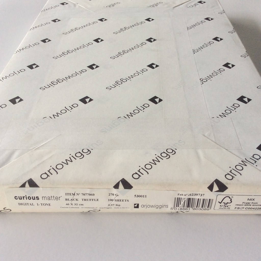 Arjowiggins Curious Matter Black Truffle 270 Gsm Creative Paper