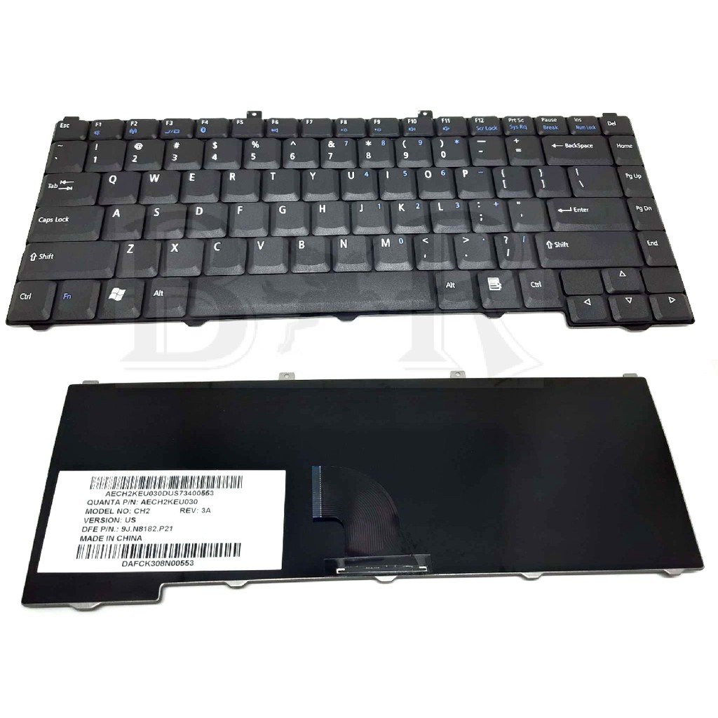 KEYBOARD LAPTOP NEC P440 E6200 E680 VA18 E3100 E2000 E6211 M320 P520