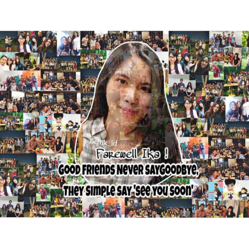 

Custom Mozaic Kado Murah Farewell/Graduation/Birthday