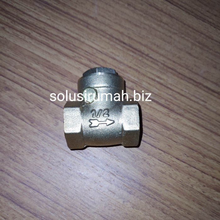 check valve kuningan 1/2 INCH 1/2&quot; klep tabo Tabok taboh non retur SWI