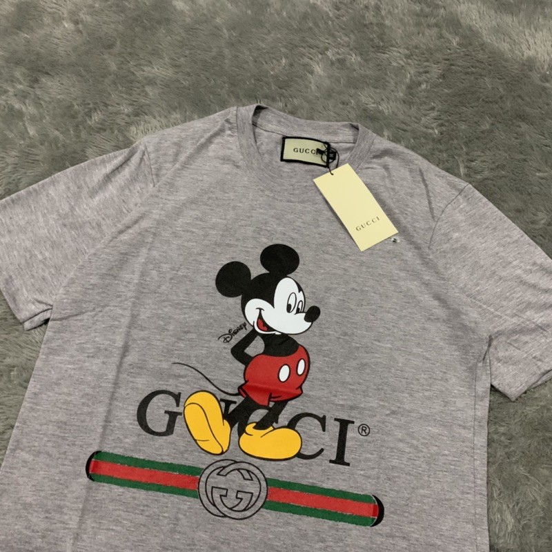 Kaos Tshirt Gucci Mickey Fulltag &amp; Lebel