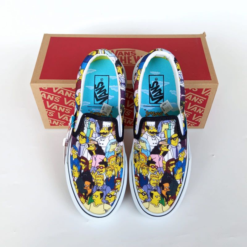 THE SIMPSONS X VANS SLIP ON