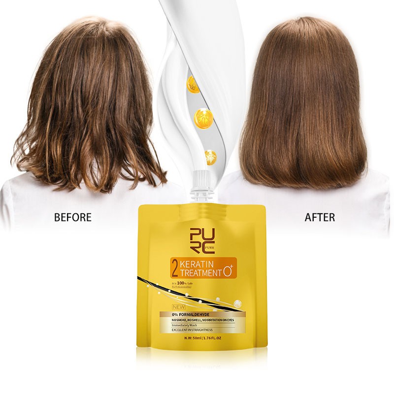 Purc New Keratin Hair Treatment 0 Fomalin No Irritation No Smoke