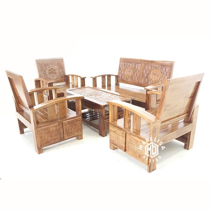 Kursi Meja Tamu Jati, Meja Kursi Tamu 3111, Meja Kursi Tamu Minimalis