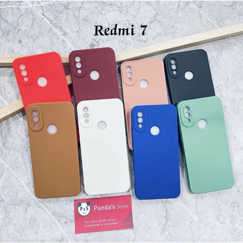 Softcase Pro Camera Redmi 7 Candy Case Full Color 3D Silikon TPU