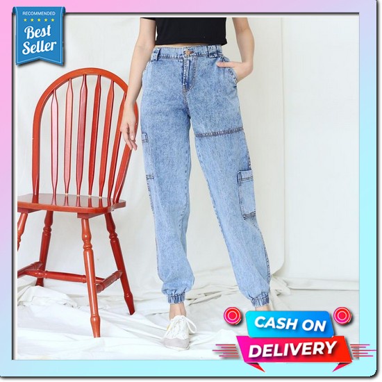 Celana Sobek Levis Wanita / Celana Kolor Jean Sobek Cewek / Celana Den Fwr - Celana Jogger Jeans Br