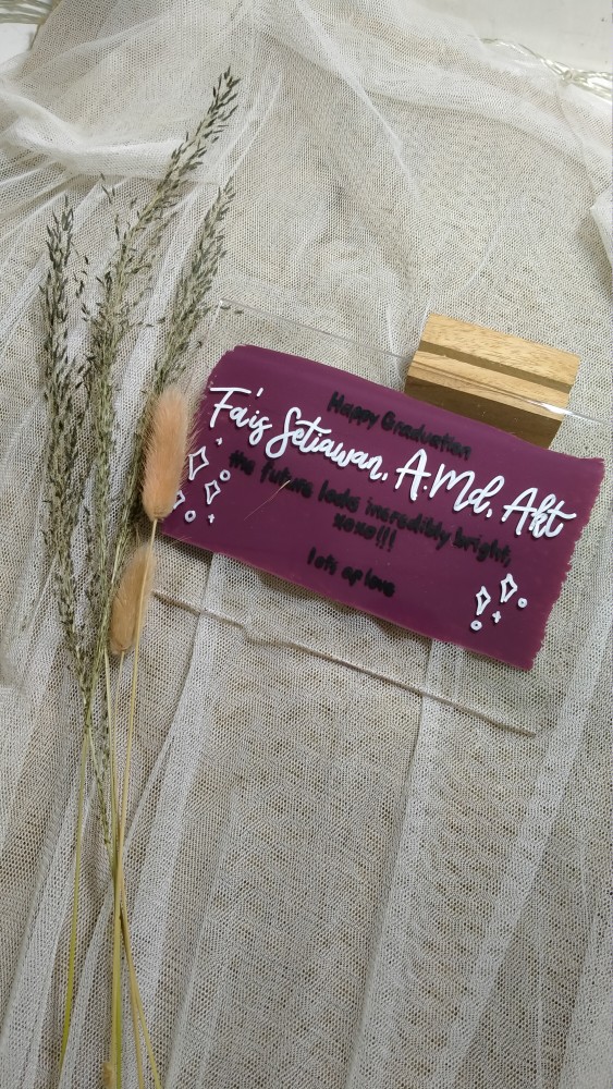 Akrilik Lembaran Custom 2mm  Bening Transparan /clear  Pemotongan Laser