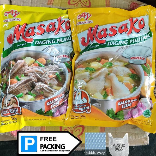 

pgye masako ayam / masako sapi 1kg kaldu ayam / sapi 1 kg horeka grosir 0quy