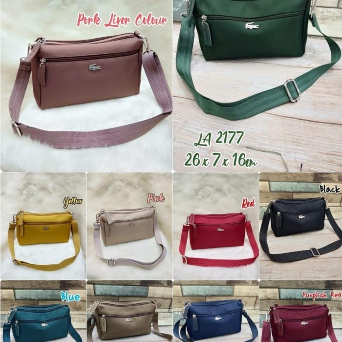 Tas Selempang tas slempang lacoste wanita bahu original murah Tas cowok keren sekolah kekinian selem