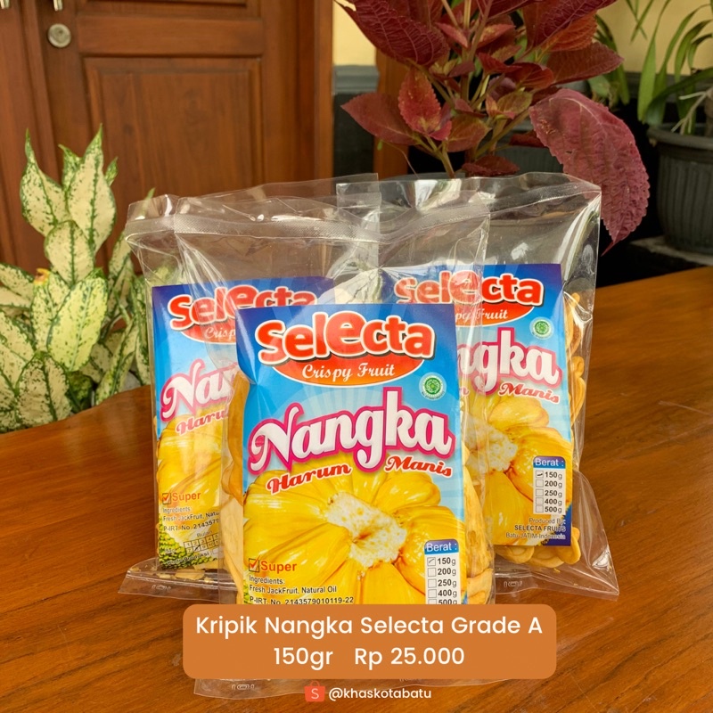 

Kripik Nangka Selecta Grade A | 100gr | Khas Kota Batu