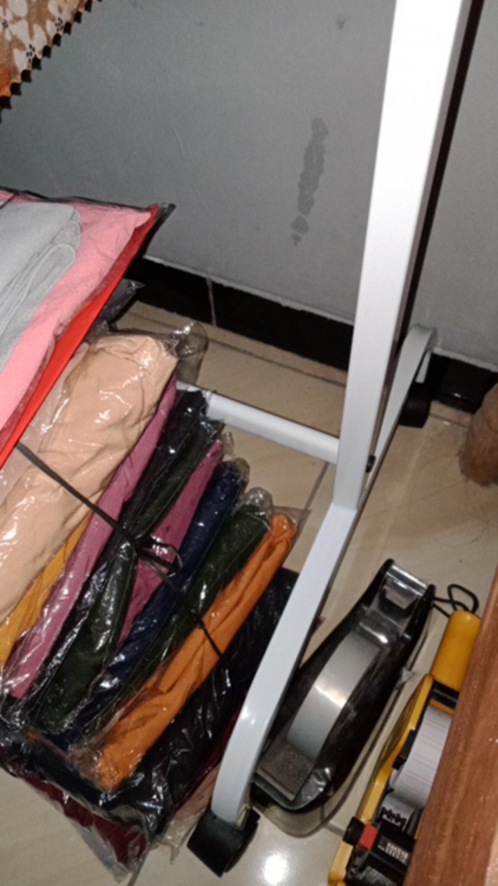Gawang Osaka T.175cm Putih Beroda Gantungan Jemuran Gawangan Model Ikea
