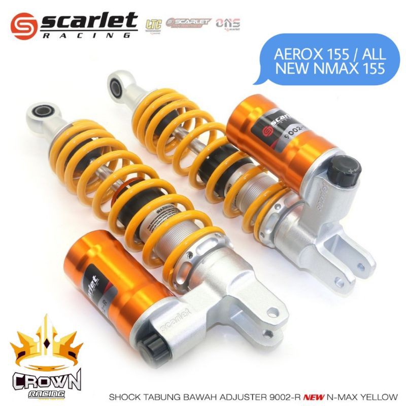 Shock Scarlet Tabung Bawah Click Rebound Aerox 155 / All New Nmax 155