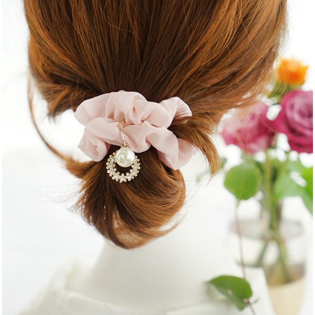 Ikat Rambut Korea Karet Rambut Elastis Stretch Scrunchies Div