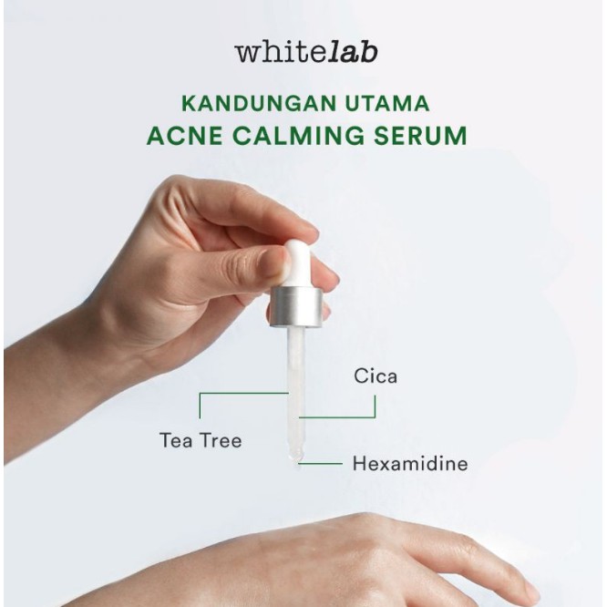 Whitelab Acne Calming Serum 20ml White lab Teatree Penyembuhan Jerawat Iritasi Radang