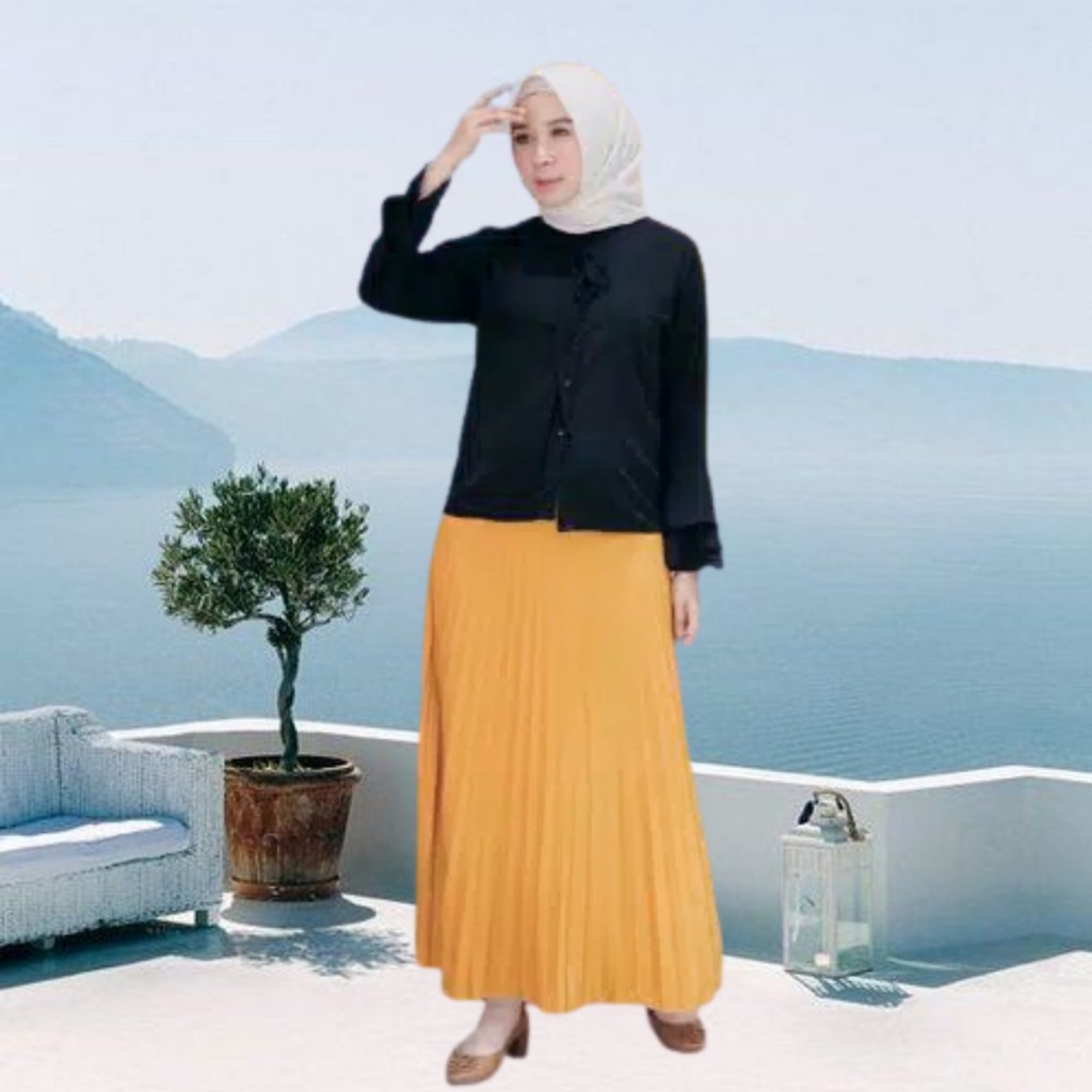 Rok Plisket Premium | Rok Wanita | Bawahan Wanita-5