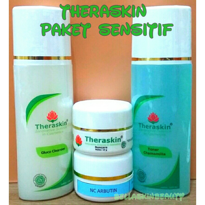 THERASKIN PAKET SENSITIF | Fw Gluco Toner chamomile