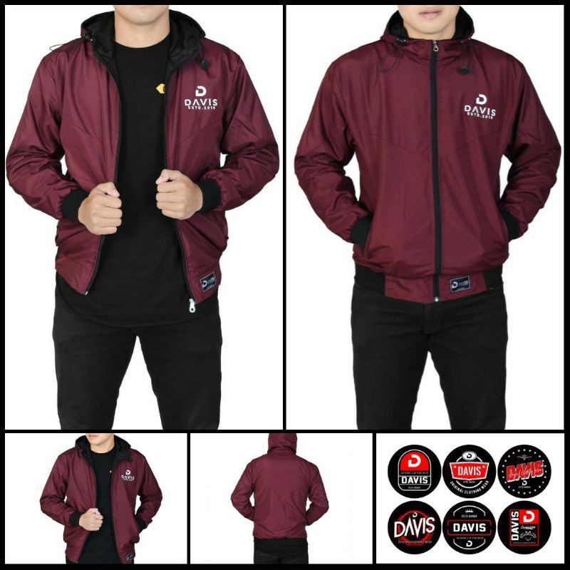 JAKET WINDRUNNER#JAKET PARASUT#JAKET PRIA Jaket DAVIS