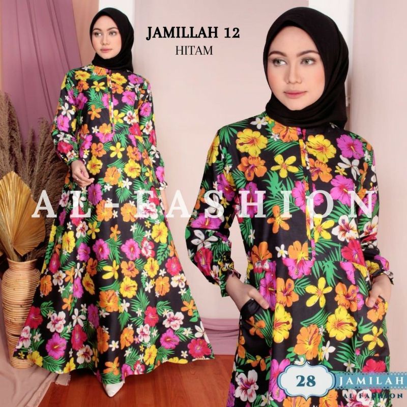 TERMURAH GAMIS AYESHA  REMPEL BUSUI Gamis Polos gamis Malaysia Melayu Premium