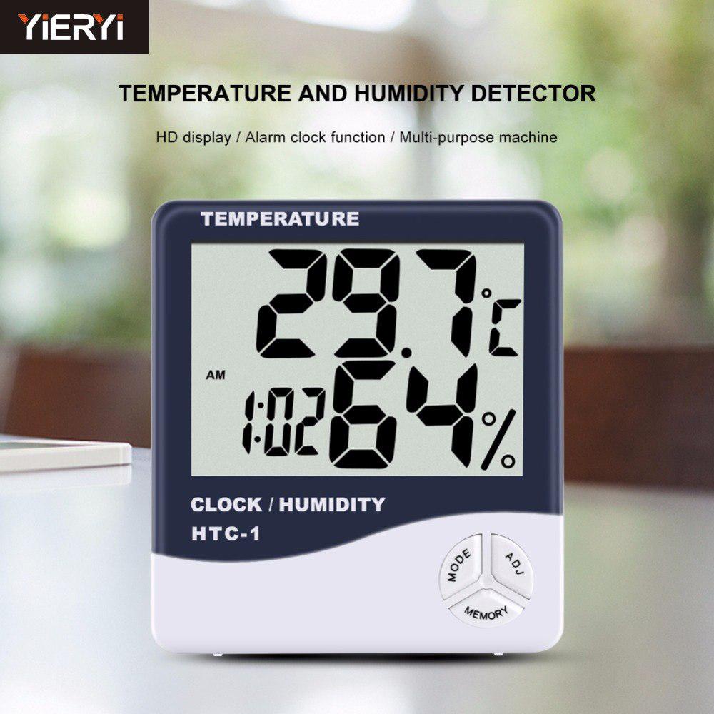 Hygrometer Thermometer HTC1 Pengukur Suhu Dan Kelembaban Udara Digital - HTC1