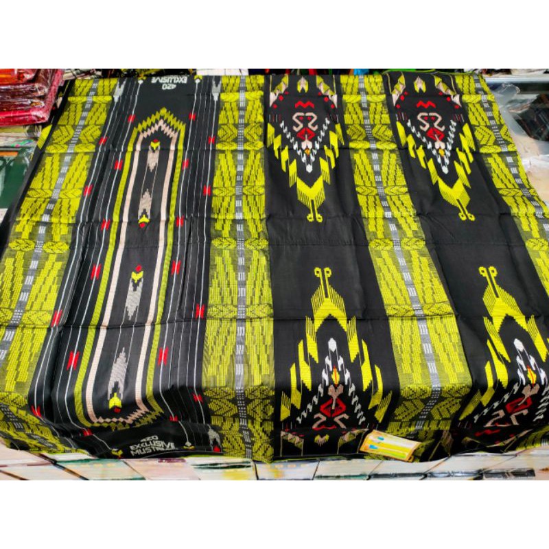 SARUNG TENUN SUTRA MUSTAMIN 420 EXCLUSIVE STARA DENGAN TAMER LAMIRI DAN BHS