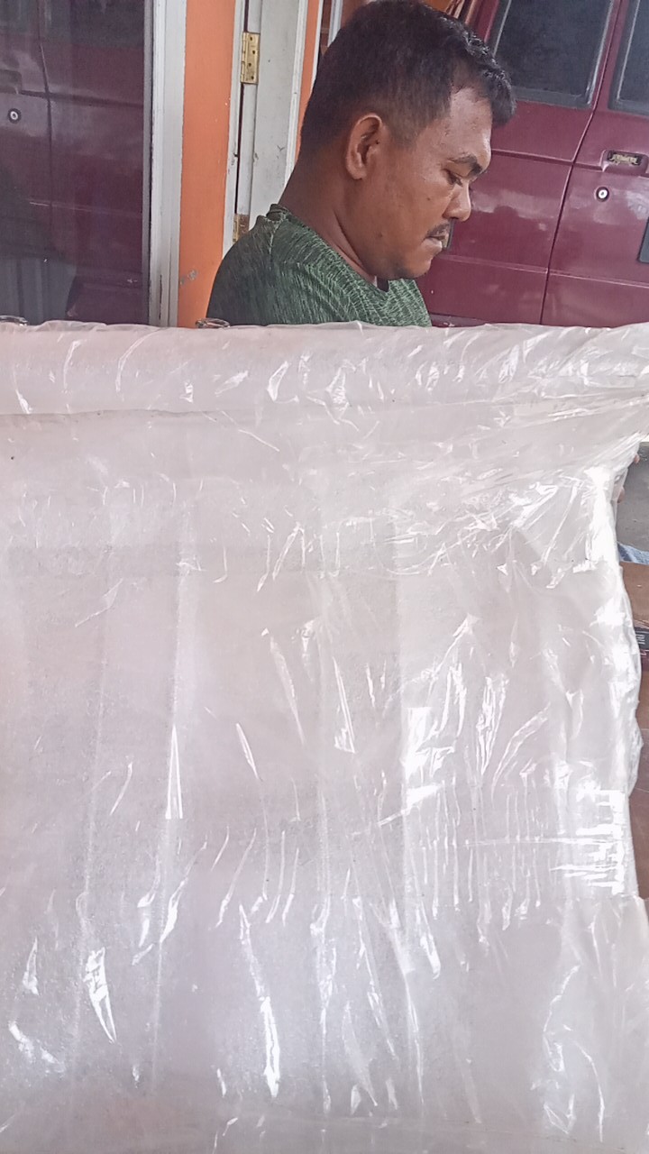 Rak Gelas Stainless Gantung 4 Jalur