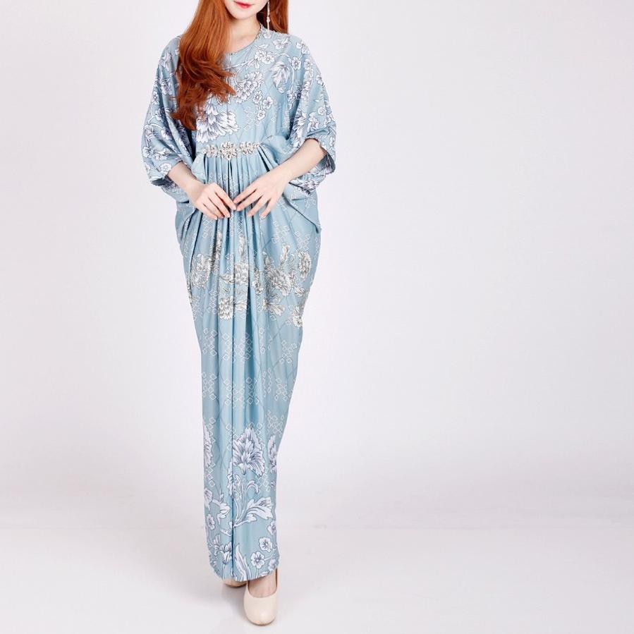 TOP ח SELLER Aghnia Realpict Kaftan Pesta Swarovski/ Kaftan motif bunga/ Kaftan lebaran/ Kaftan Mus