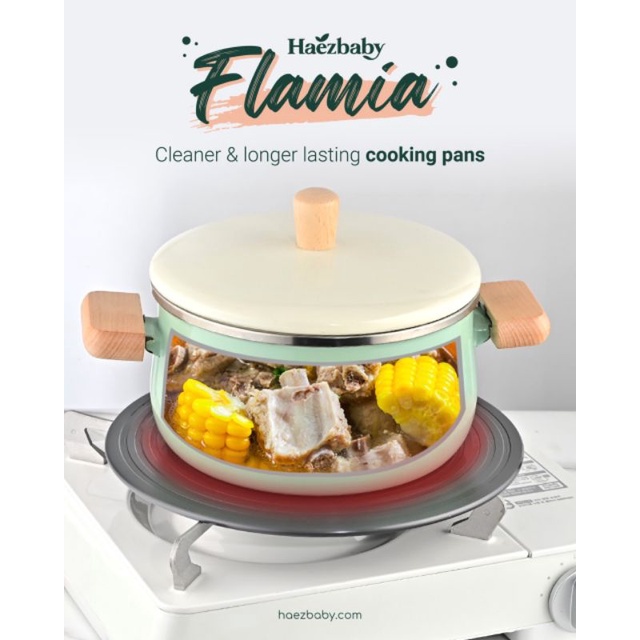 Haezbaby Flamia 28 cm 4 mm plate defrost