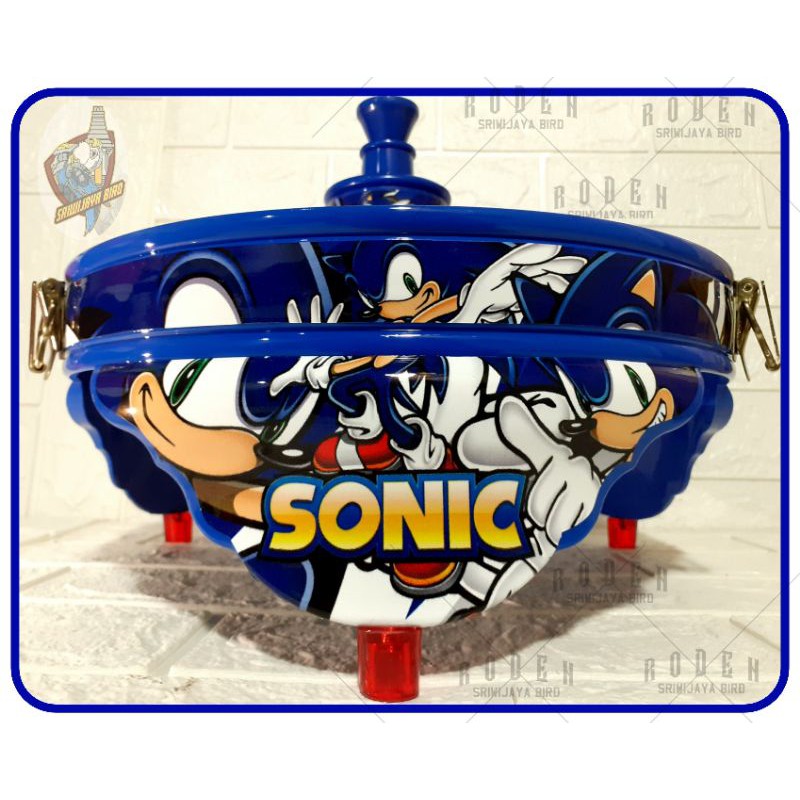 TEBOK LOVEBIRD PVC MOTIF SONIC lb love bird | stiker gloss pernis | bayar ditempat