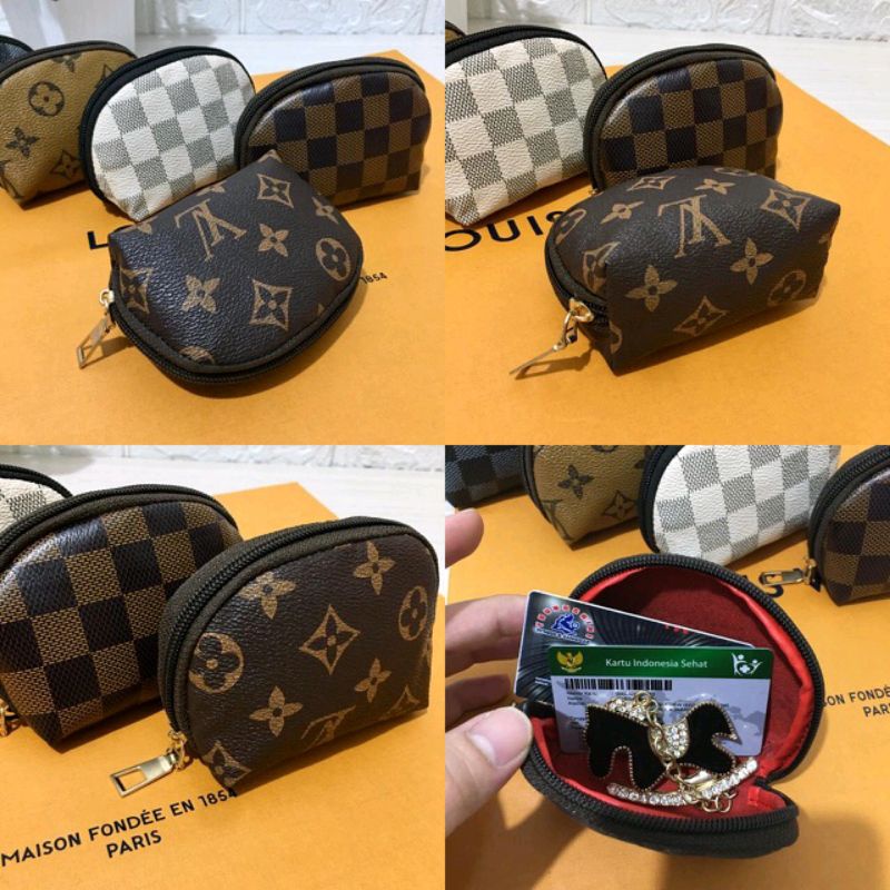 dompet lv dompet wanita dompet lv minisoo dompet koin dompet multifungsi