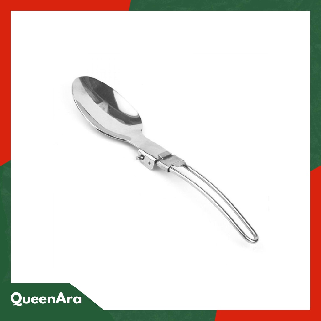 KNIFEZER Sendok Garpu Pisau Lipat Portabel Stainless Steel - AOT