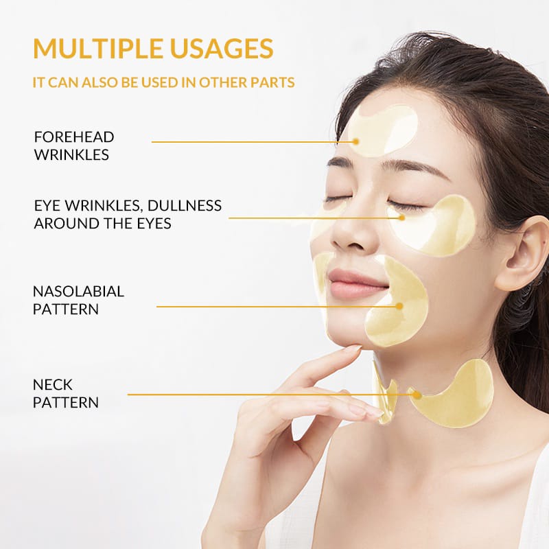 【BPOM】BIOAQUA Golden Roe Eye Mask Anti-Aging 7.5g