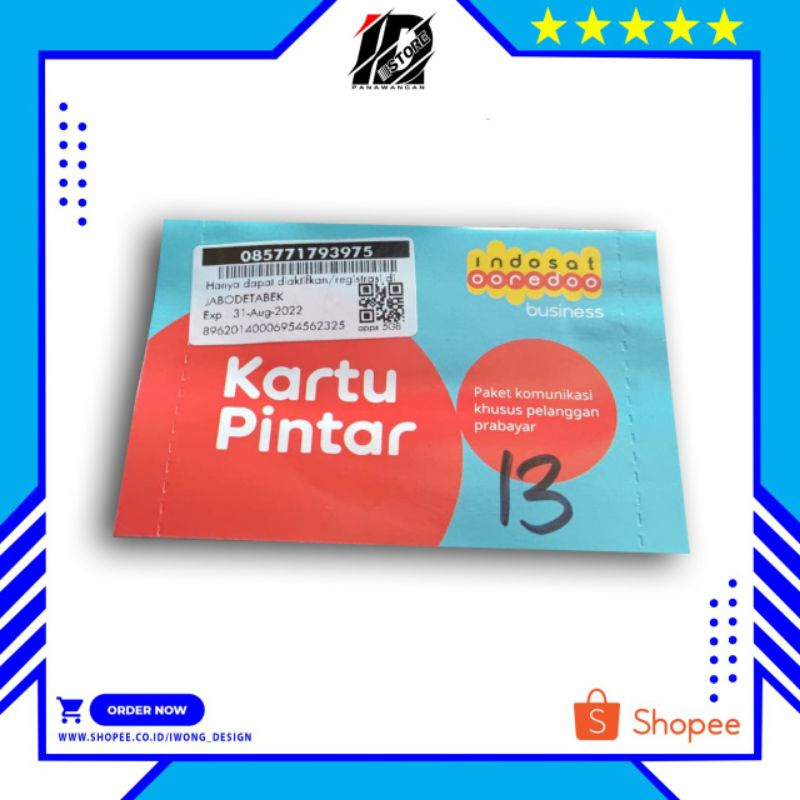 Kartu Indosat IM3 / Kartu Pintar 13gb / Kartu Sakti Harga Murah