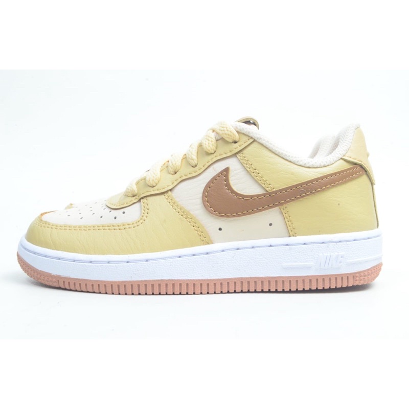 JUAL SEPATU ANAK NIKE AIR FORCE 1  BROWN CHOCO / WHITE