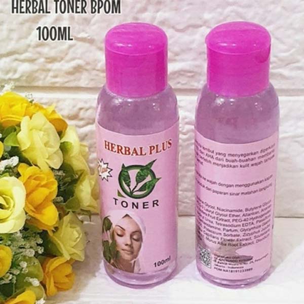 [BPOM] Herbal Plus Face Toner BPOM 100ml | Toner Wajah | AHA_Cerianti