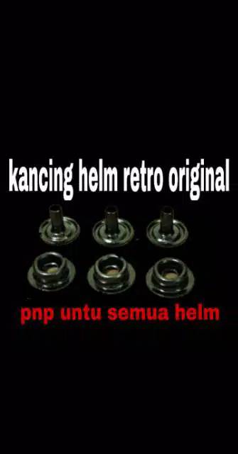 Kancing helm retro original pnp untuk semua jenis helm retro helm bogo JPN bogo cargloss helm honda