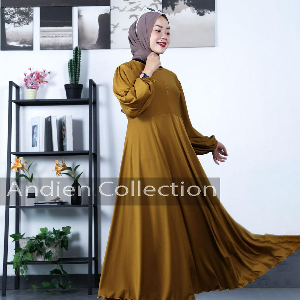 Gamis Umbrella Busui Friendly- Gamis Jersey- Dress Wanita- gamis busui- gamis jumbo