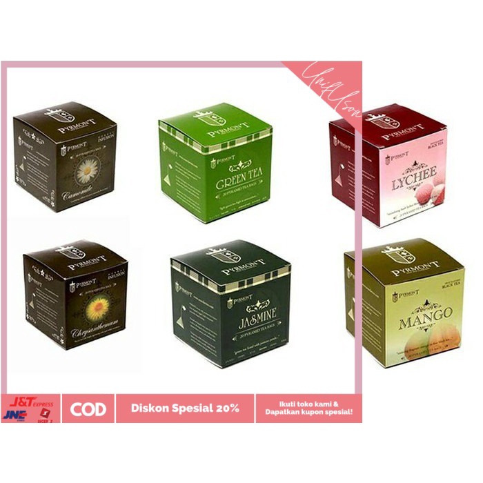

⭐COD⭐ Pyrmont Chrysanthemum Tea 20 Pyramid Bag