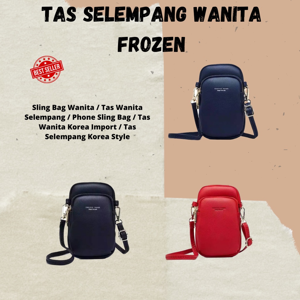 Tas Hp Tas Selempang Frozen Wanita Ada 4 Warna