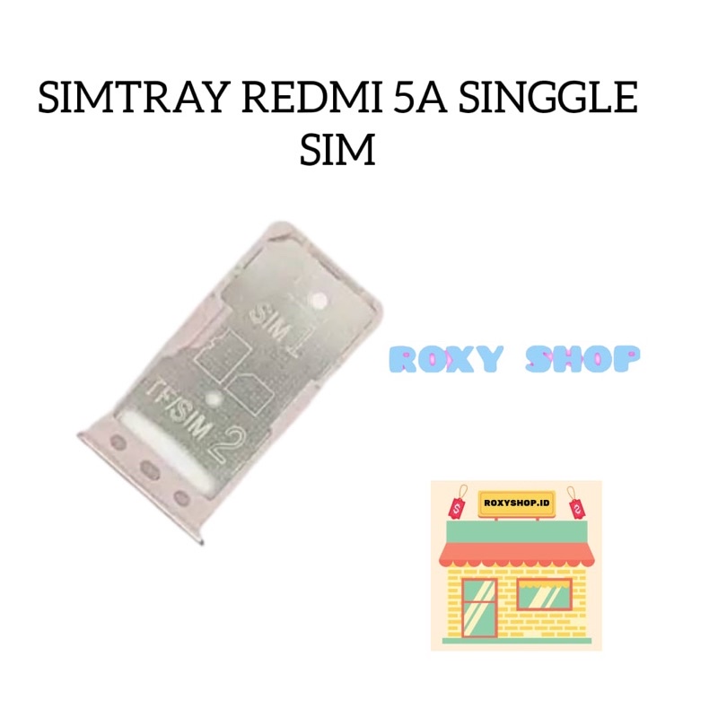 SIMTRAY SLOT SIM SLOT MEMORY XIAOMI REDMI 5A SLOT SIM TEMPAT KARTU ORIGINAL