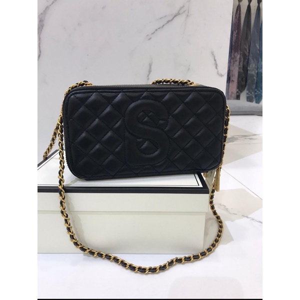 yura bag button scarves black