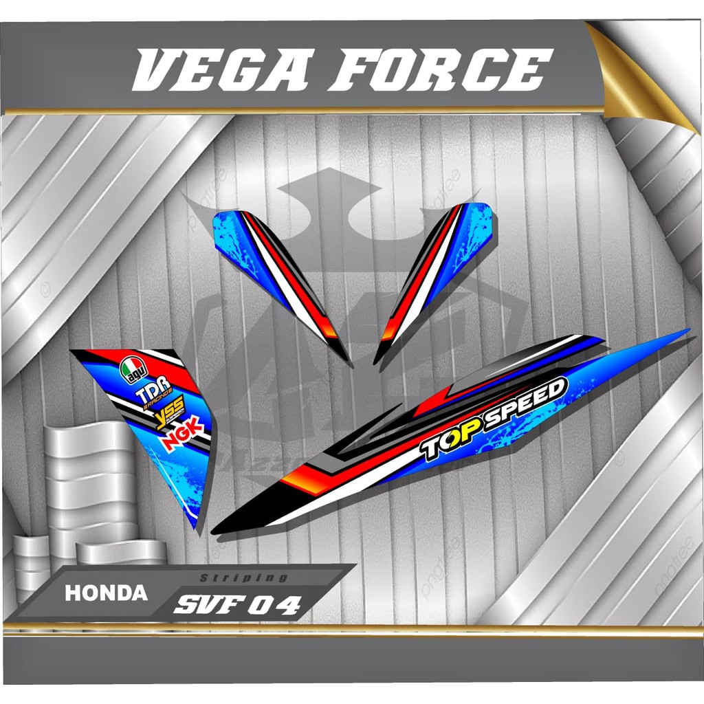 Striping Variasi Vega force - Sticker List Body Yamaha Vega Force Racing 04