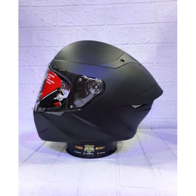 KYT HELM TT COURSE BLACK DOFF MATT SOLID