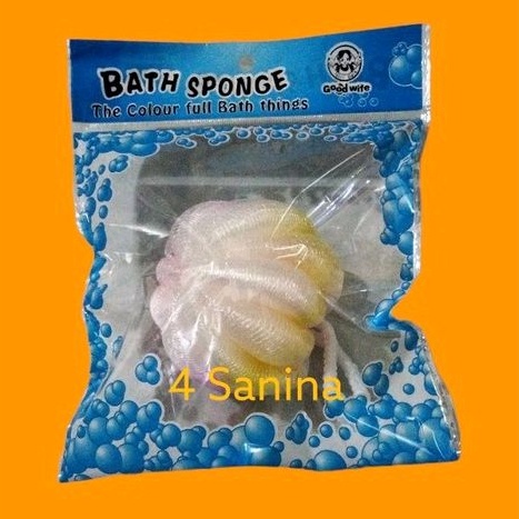 Bath Sponce  / Spons mandi / Sabut mandi warna random / Spon mandi.